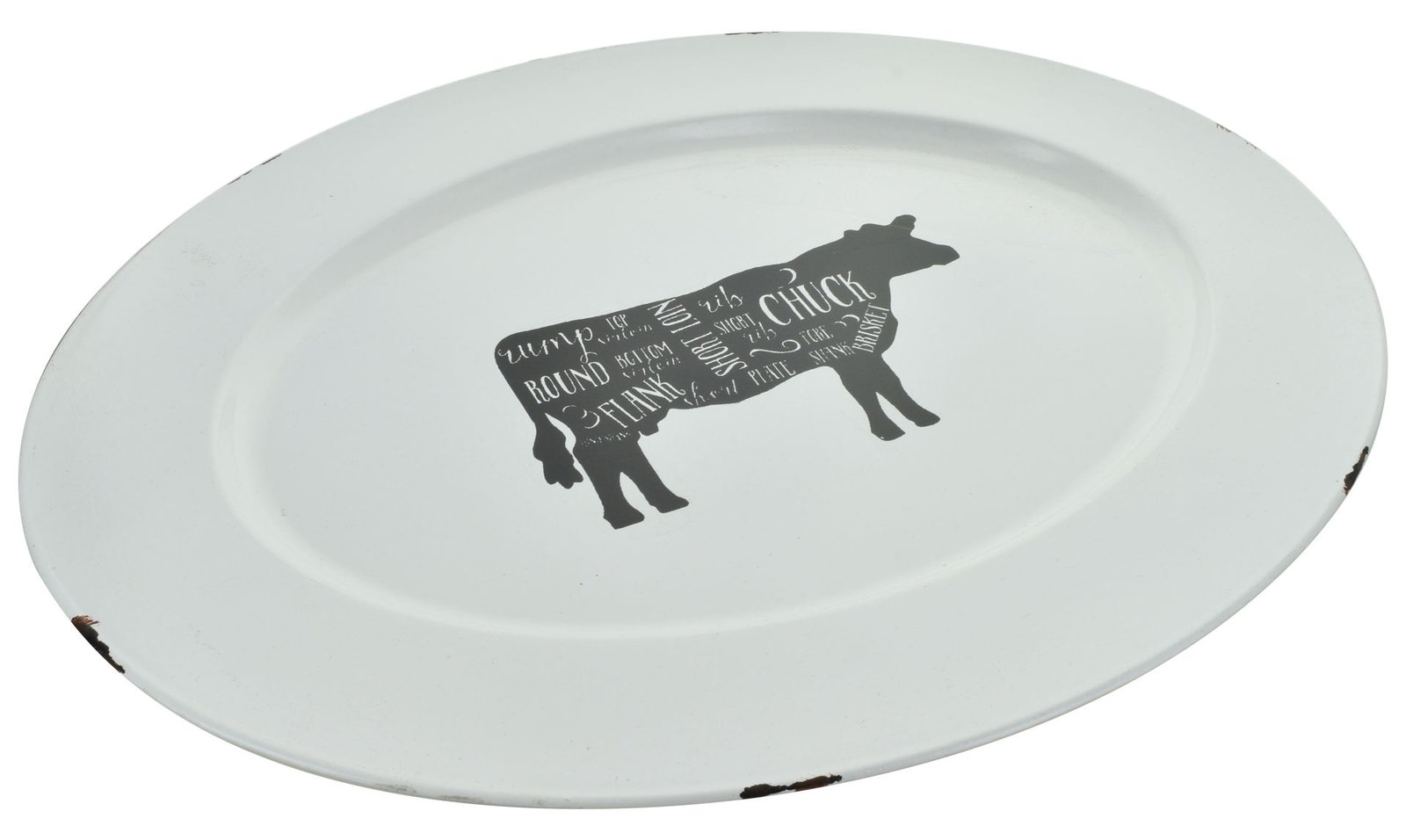 Bandeja de metal diseño Fram Fresh, 43,5 × 34 cm