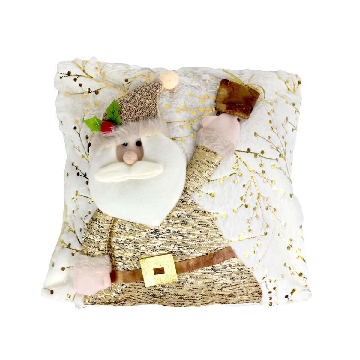 Forro para almohadón navideño, 43 × 43 cm