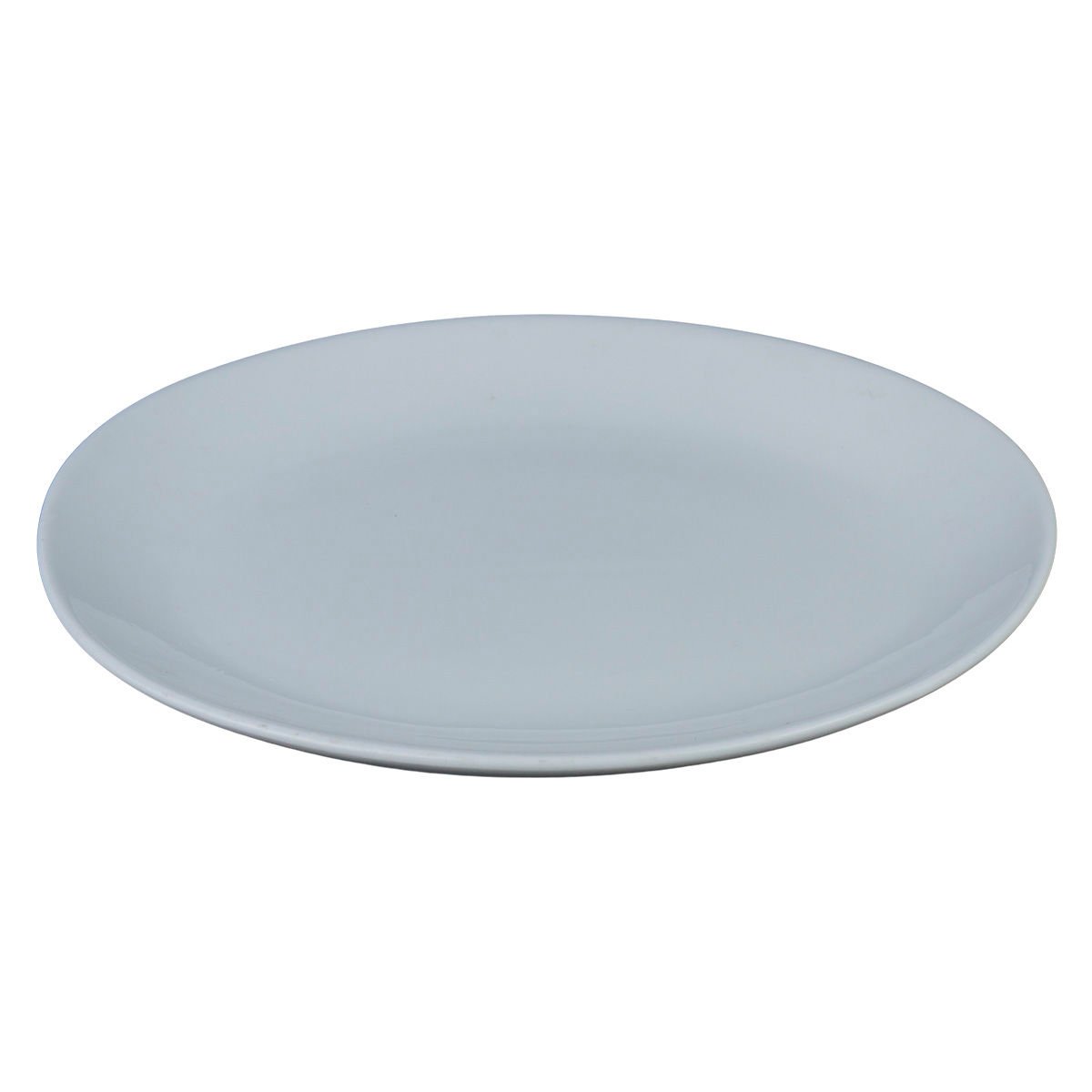 Fuente oval de cerámica blanca lisa, 36 × 26,5 × 3,5 cm