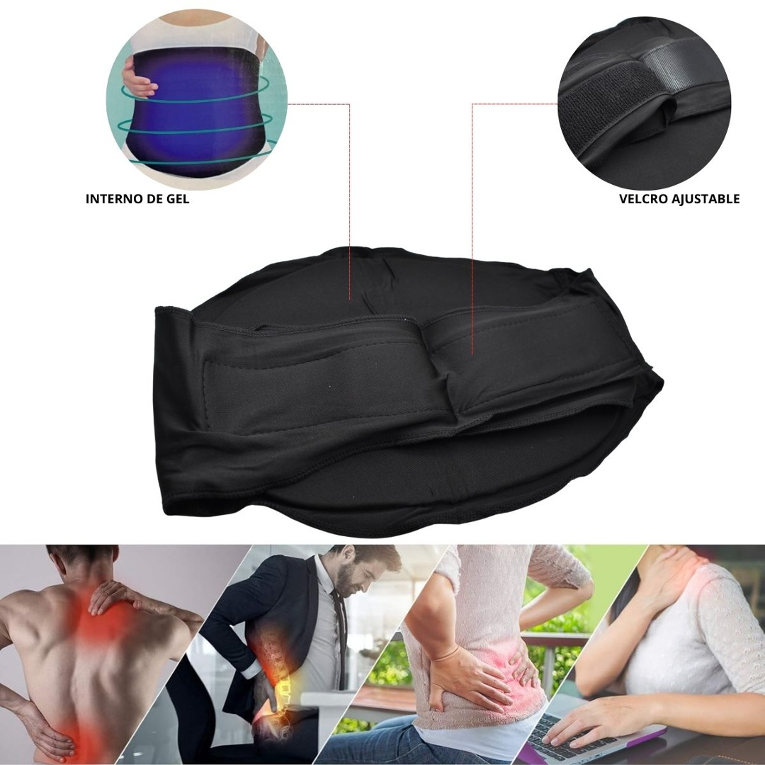 Faja de compresión ajustable gel frío caliente