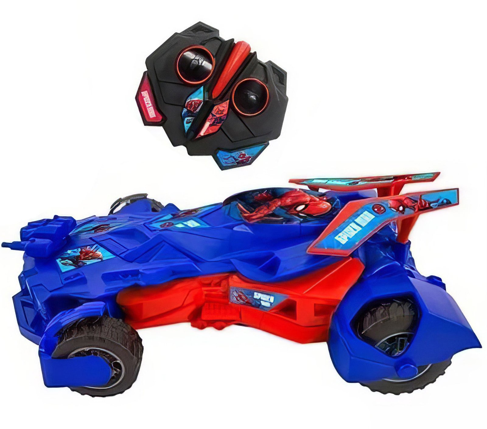 Auto r/c spiderman multidireccion a pila