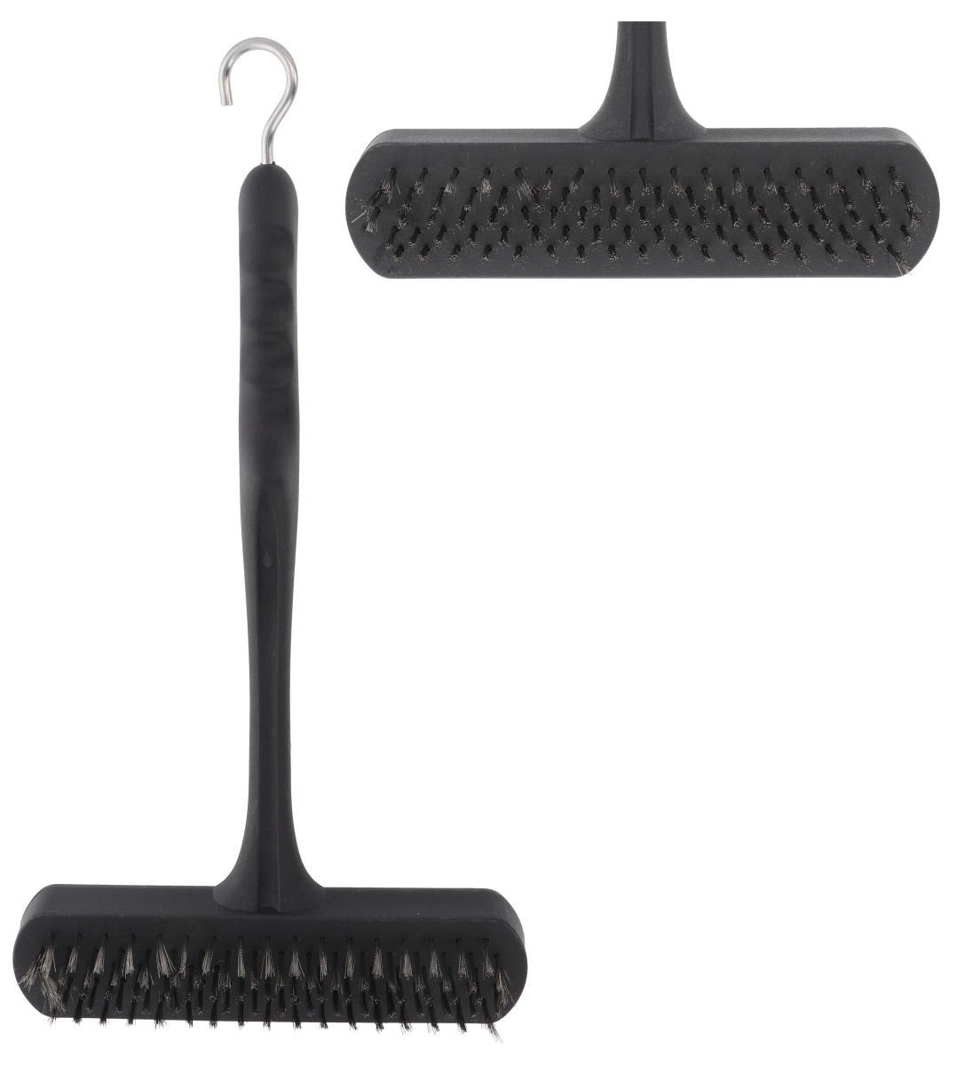 Cepillo de metal para parrilla con gancho para colgar, 40 cm