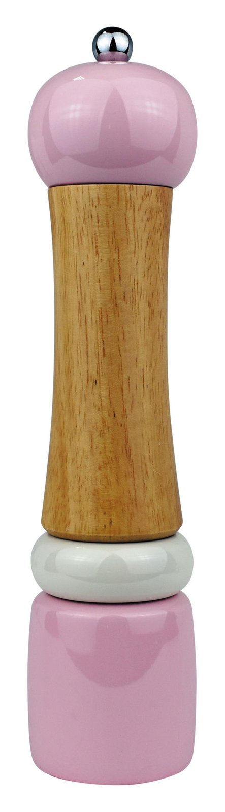 Molinillo Casasunco para pimienta madera combinado color pastel, 27 cm
