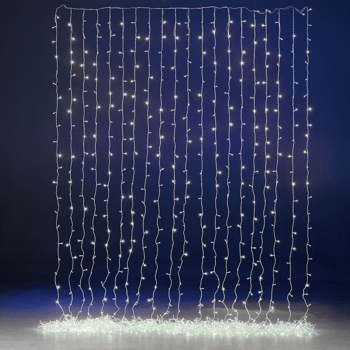 Luces cortina LED, 330 × 175 cm, 320 luces