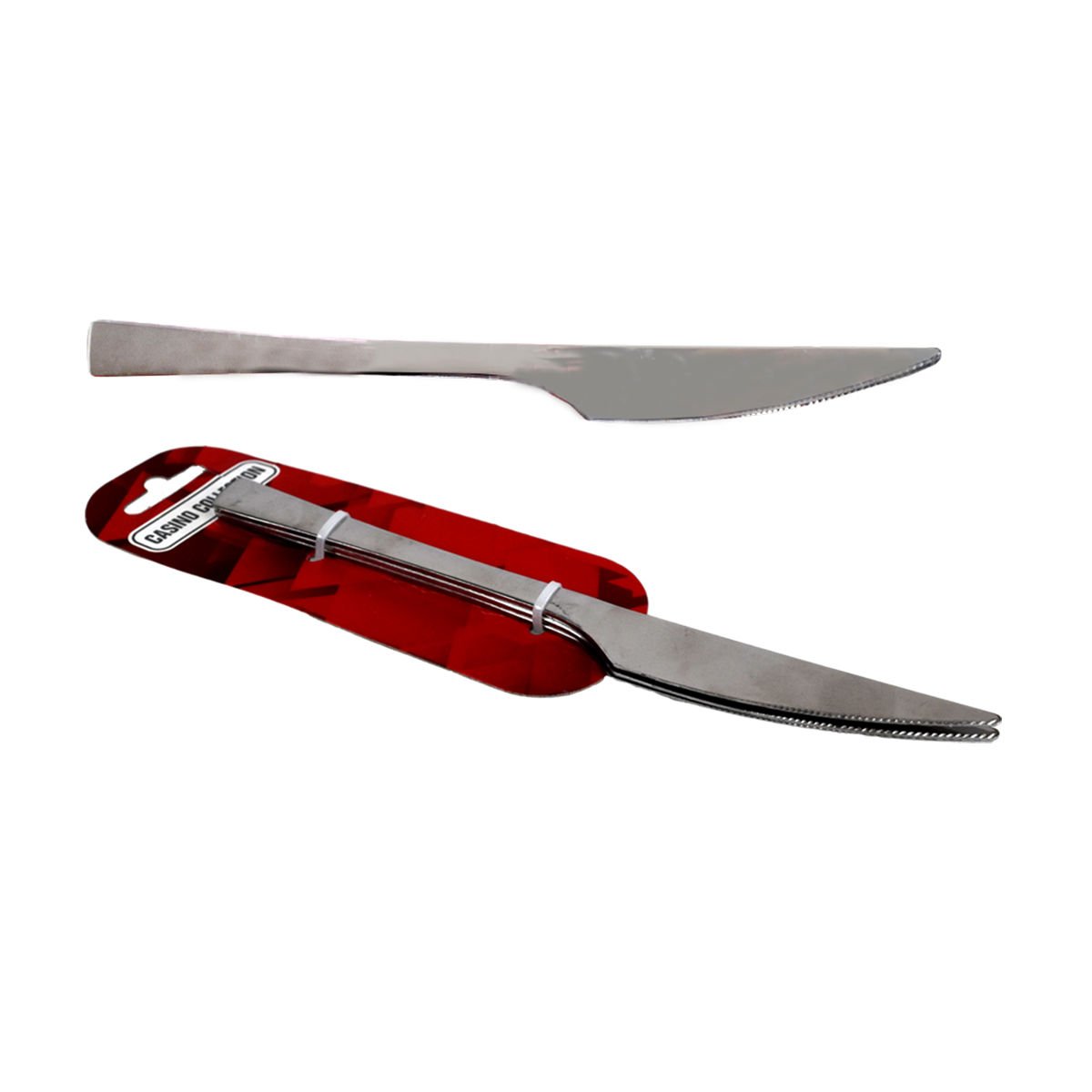 Cuchillo etna de acero punta en punta, 21 cm, 3 piezas