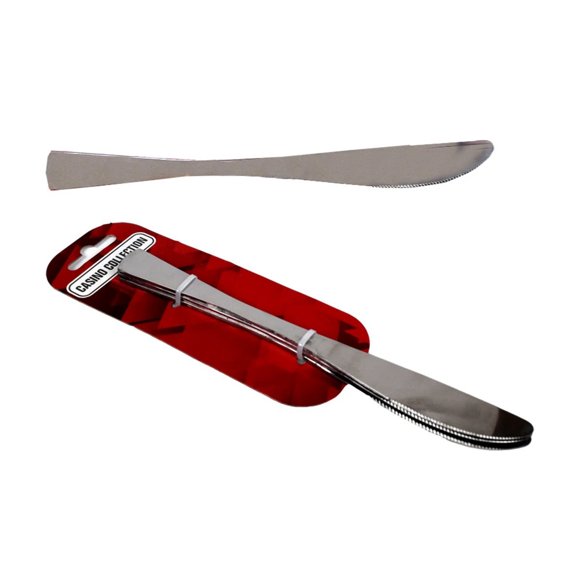 Cuchillo etna de acero punta redonda, 19,5 cm, 3 piezas
