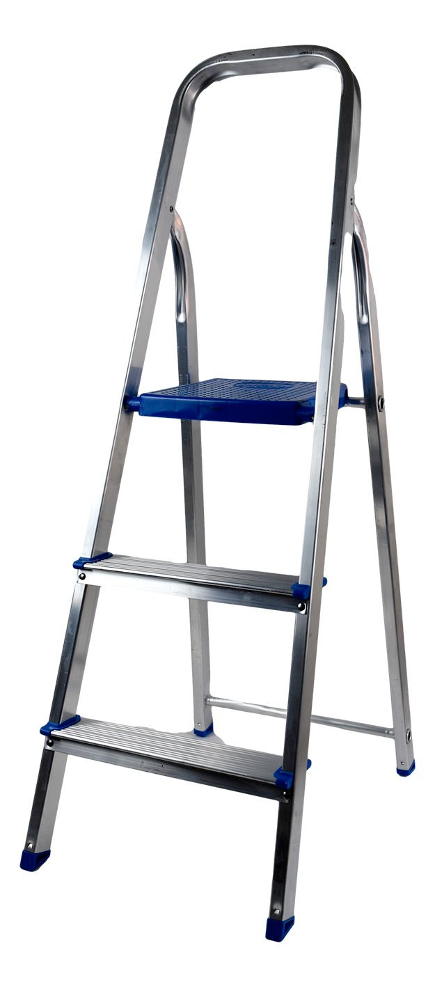 Escalera de aluminio 3 escalones mor, 112 × 56 cm