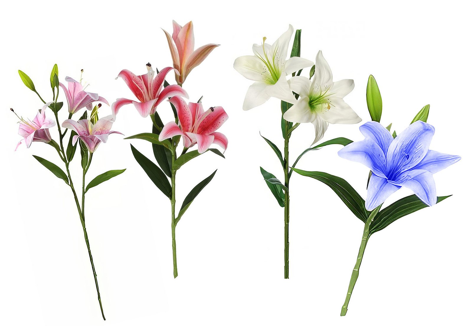 Flor artificial lirio X3, 92 cm