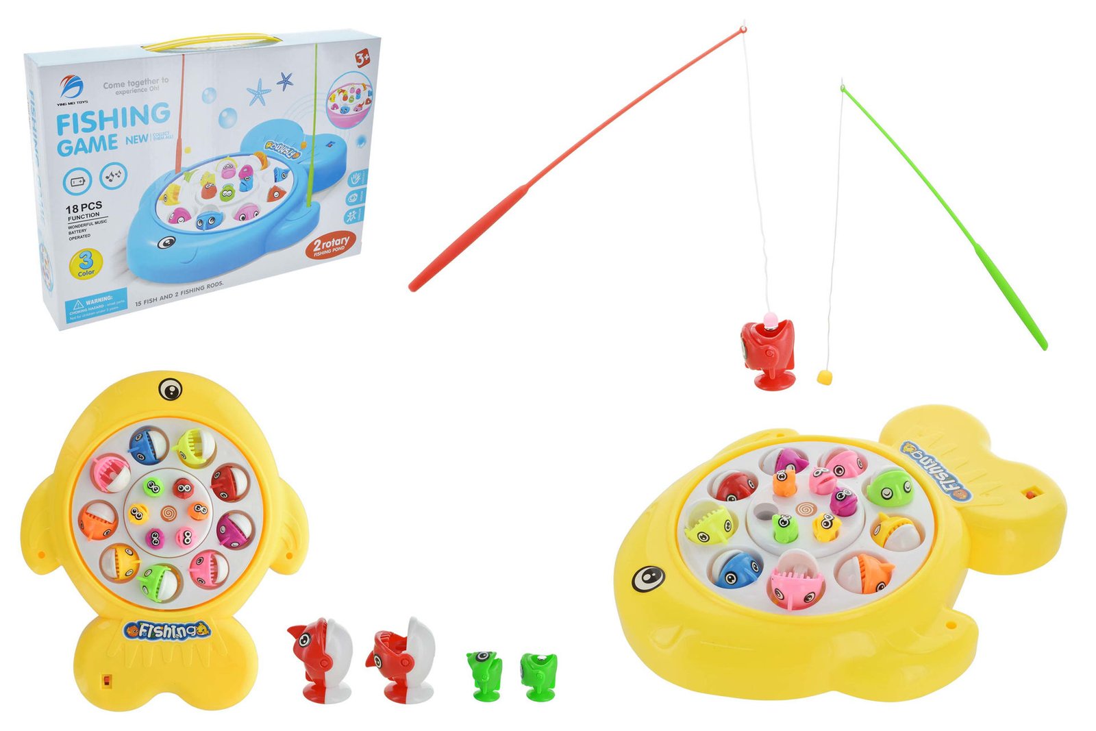 Juego de mesa pesca con forma de pez con sonido y movimiento
