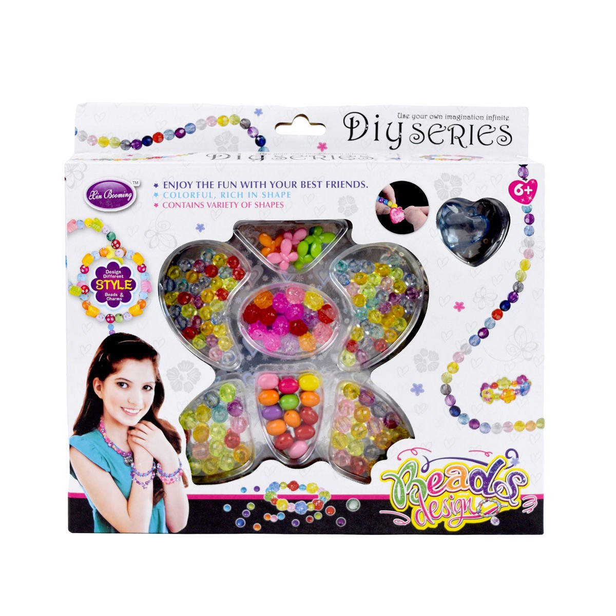 Juego de para armar collares y pulseras cuencas