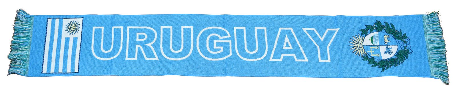 Bufanda lana uruguay acrílico, 140 × 20 cm