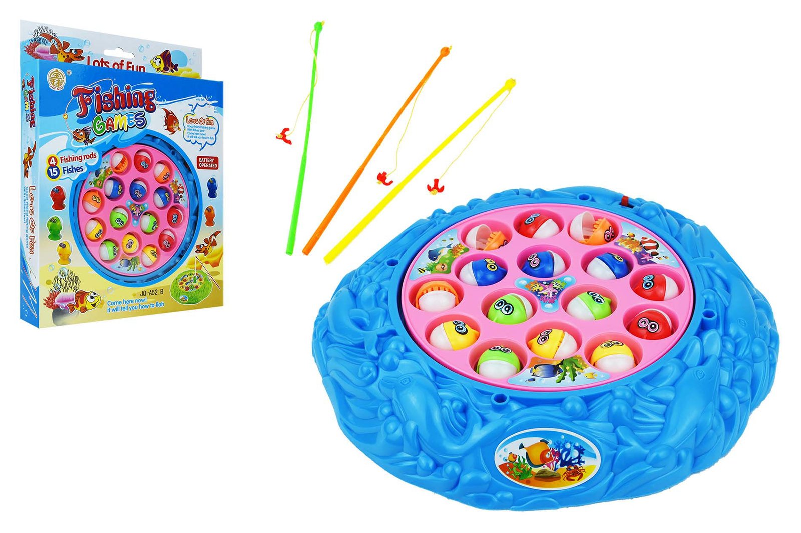 Juego de mesa pesca redondo con sonido y movimiento