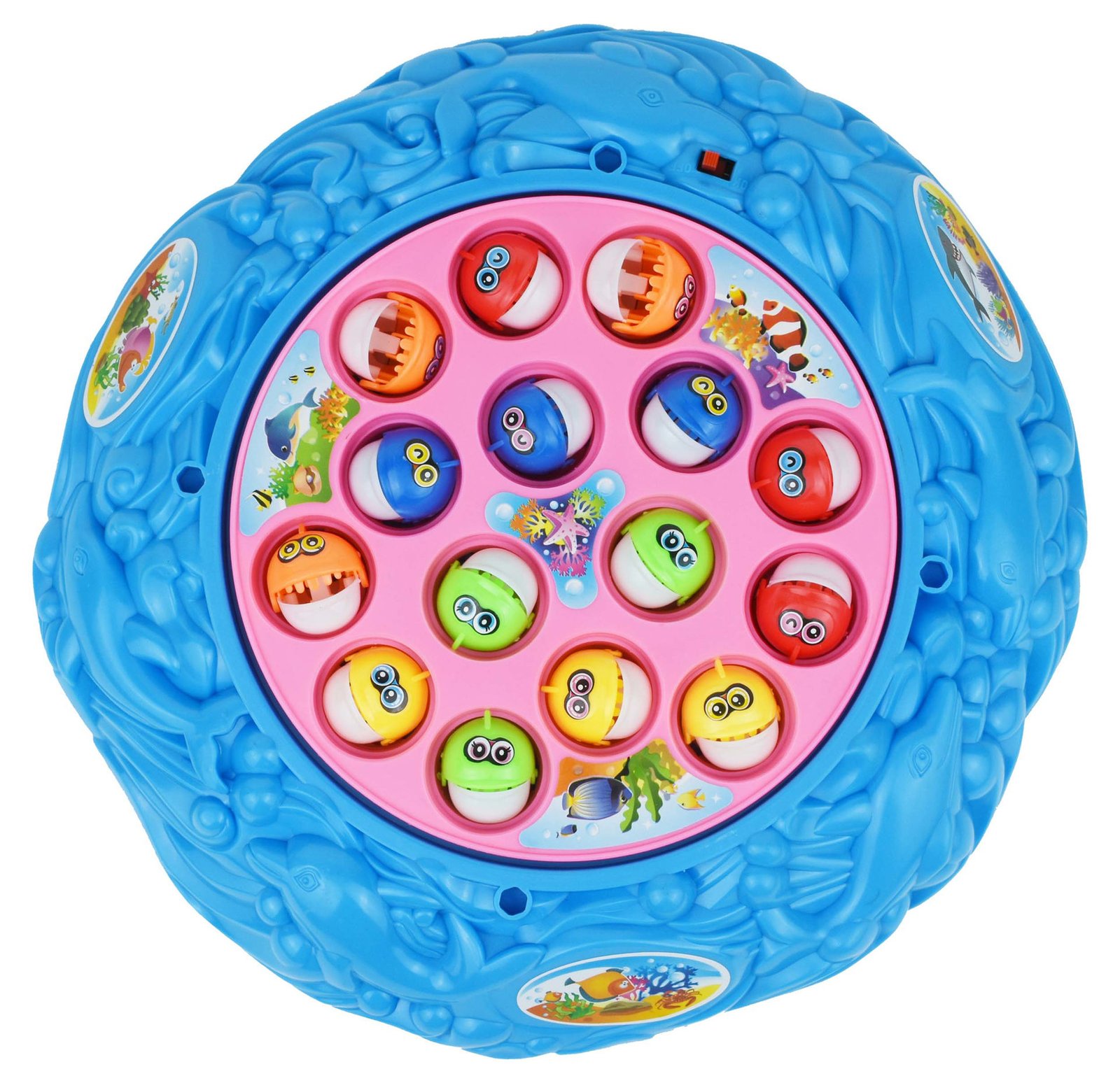 Juego de mesa pesca redondo con sonido y movimiento
