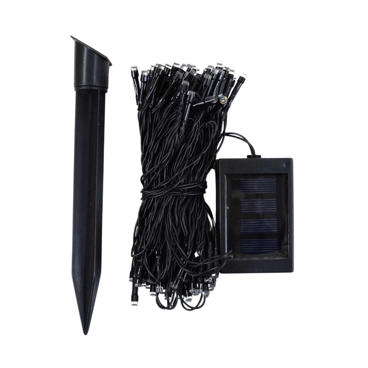 Luces LED X100 solar blanca, 10 m