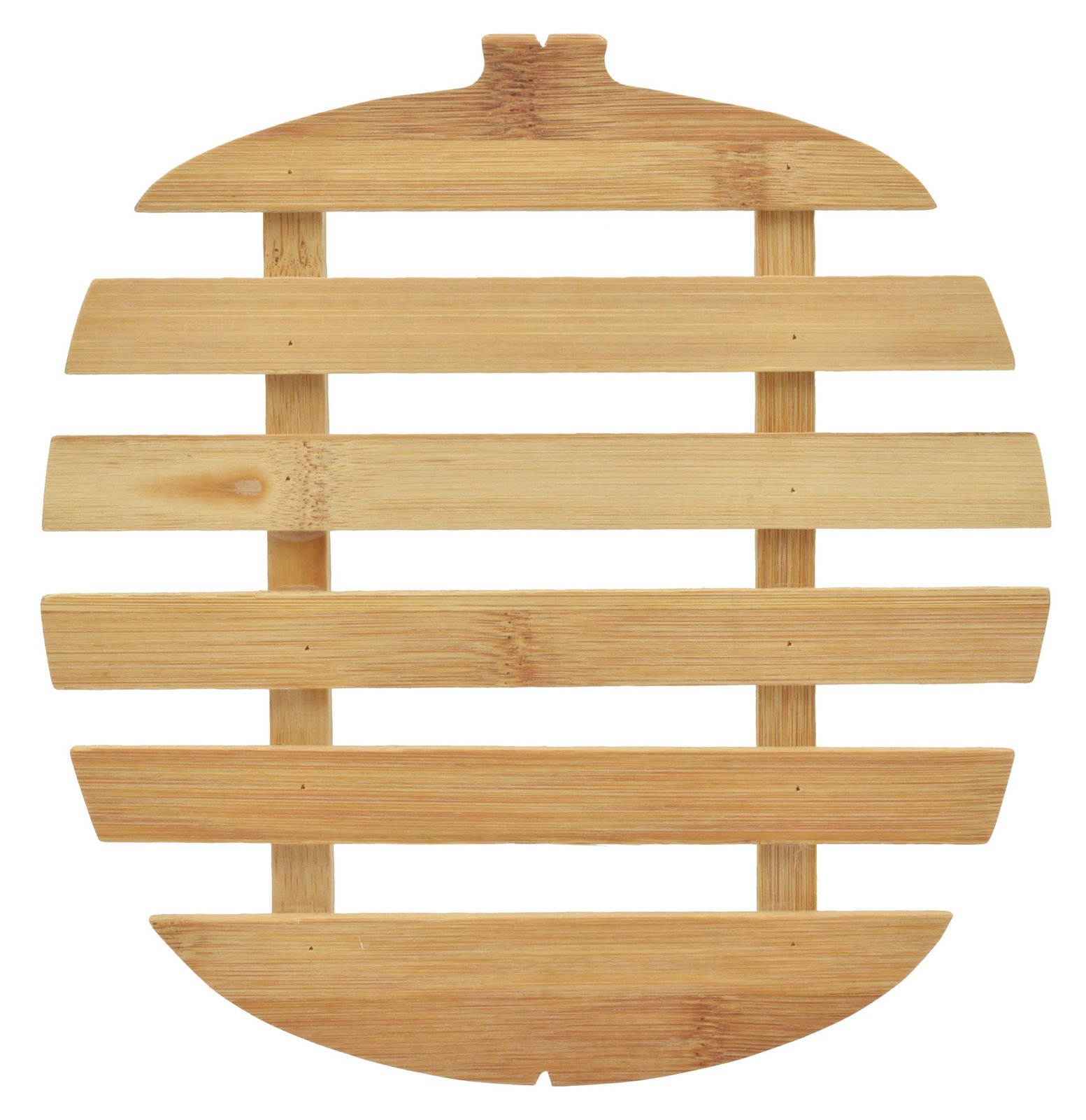 Posa fuente bamboo acanalado, 21 × 20 cm, 2 piezas