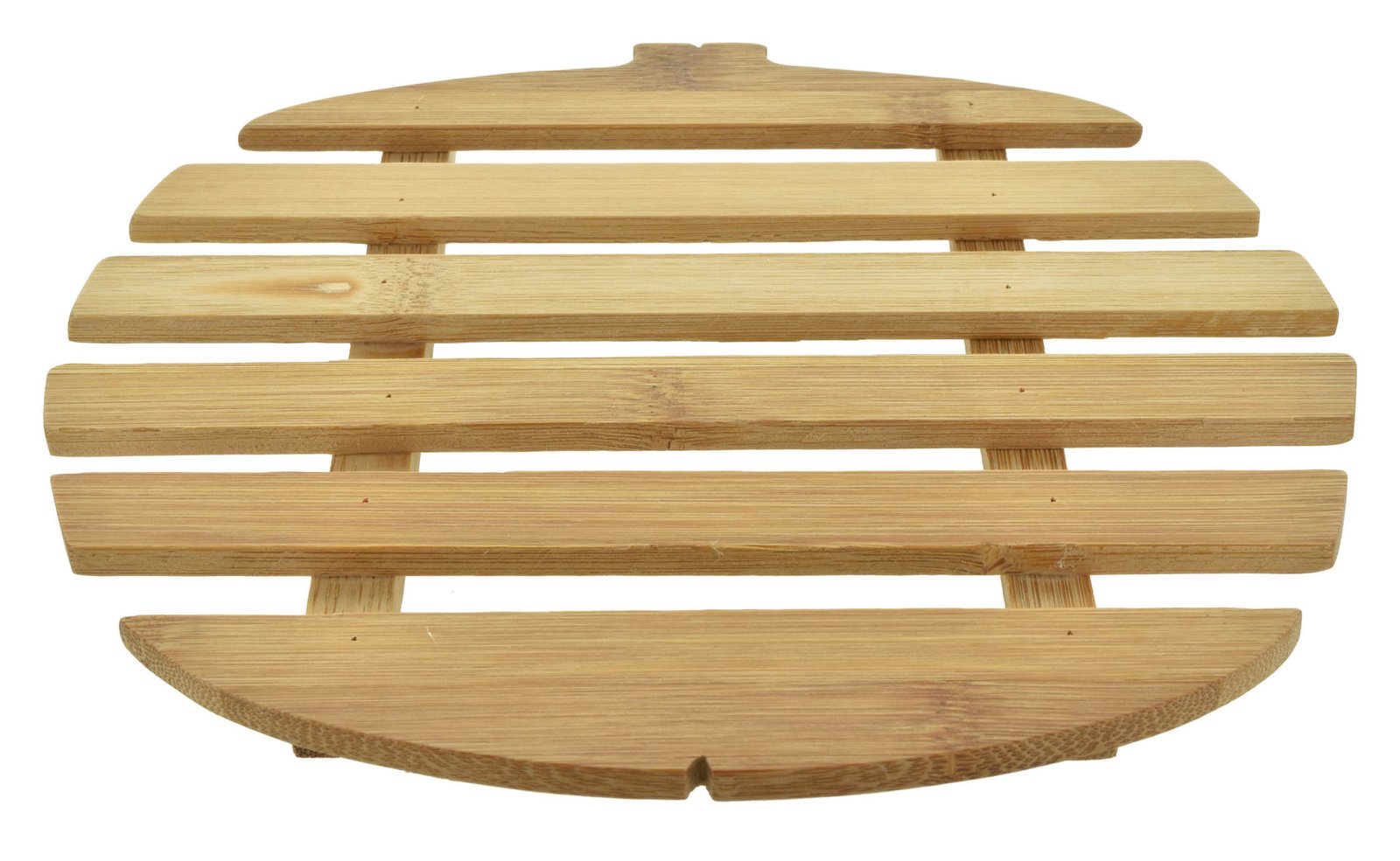 Posa fuente bamboo acanalado, 21 × 20 cm, 2 piezas