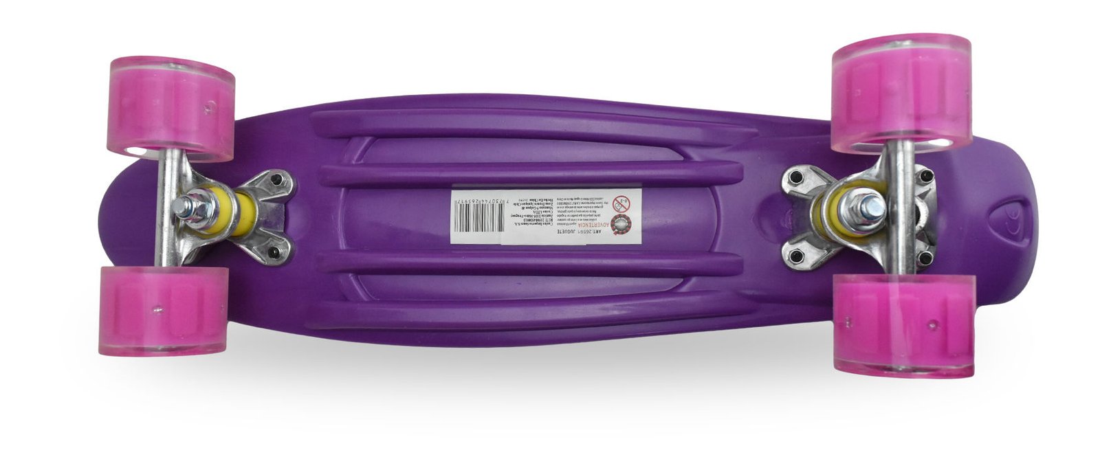 Skate rueda de silicona con luz, 53 × 14 cm