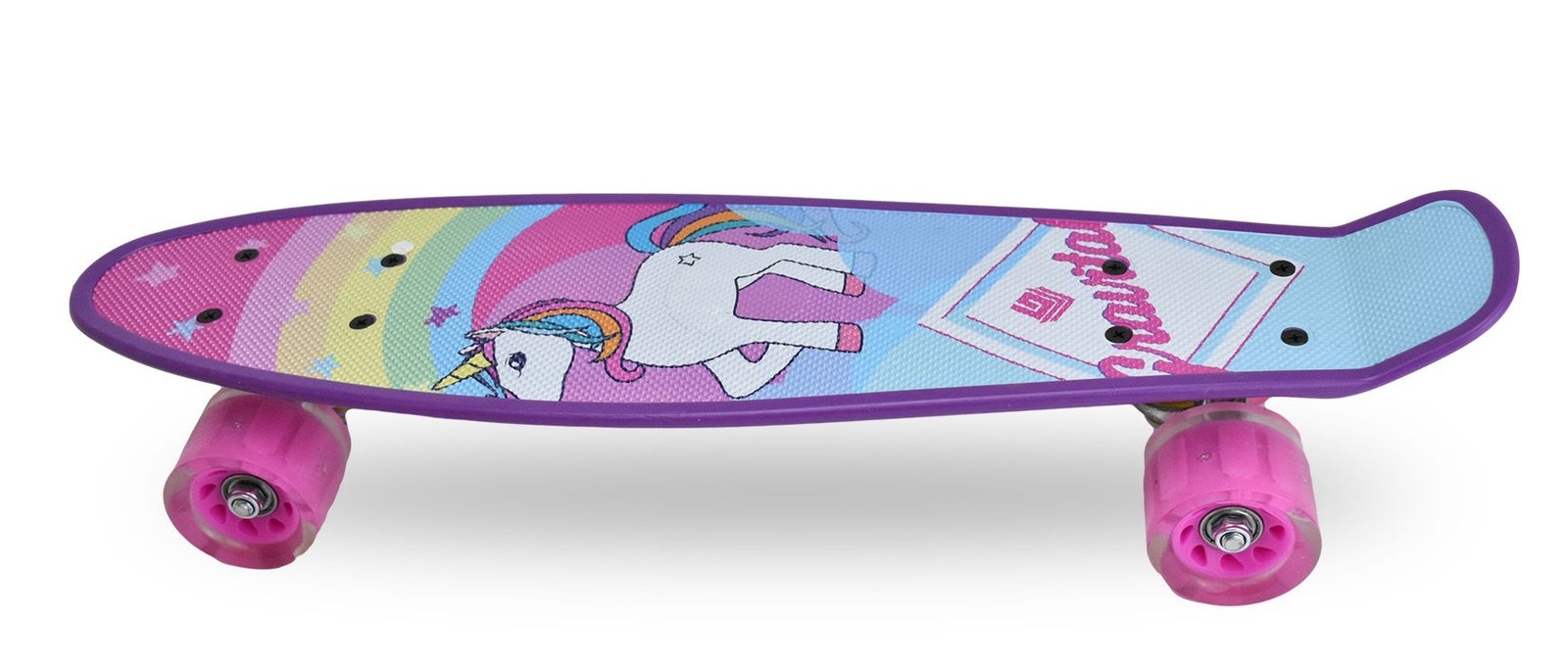 Skate rueda de silicona con luz, 53 × 14 cm