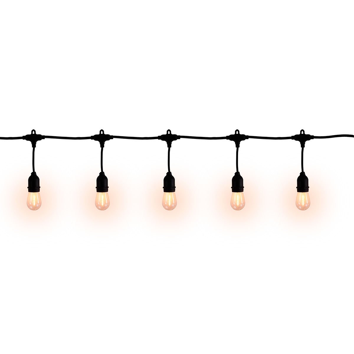Luces LED bombita vintage interior/exterior, 5 m, 10 luces