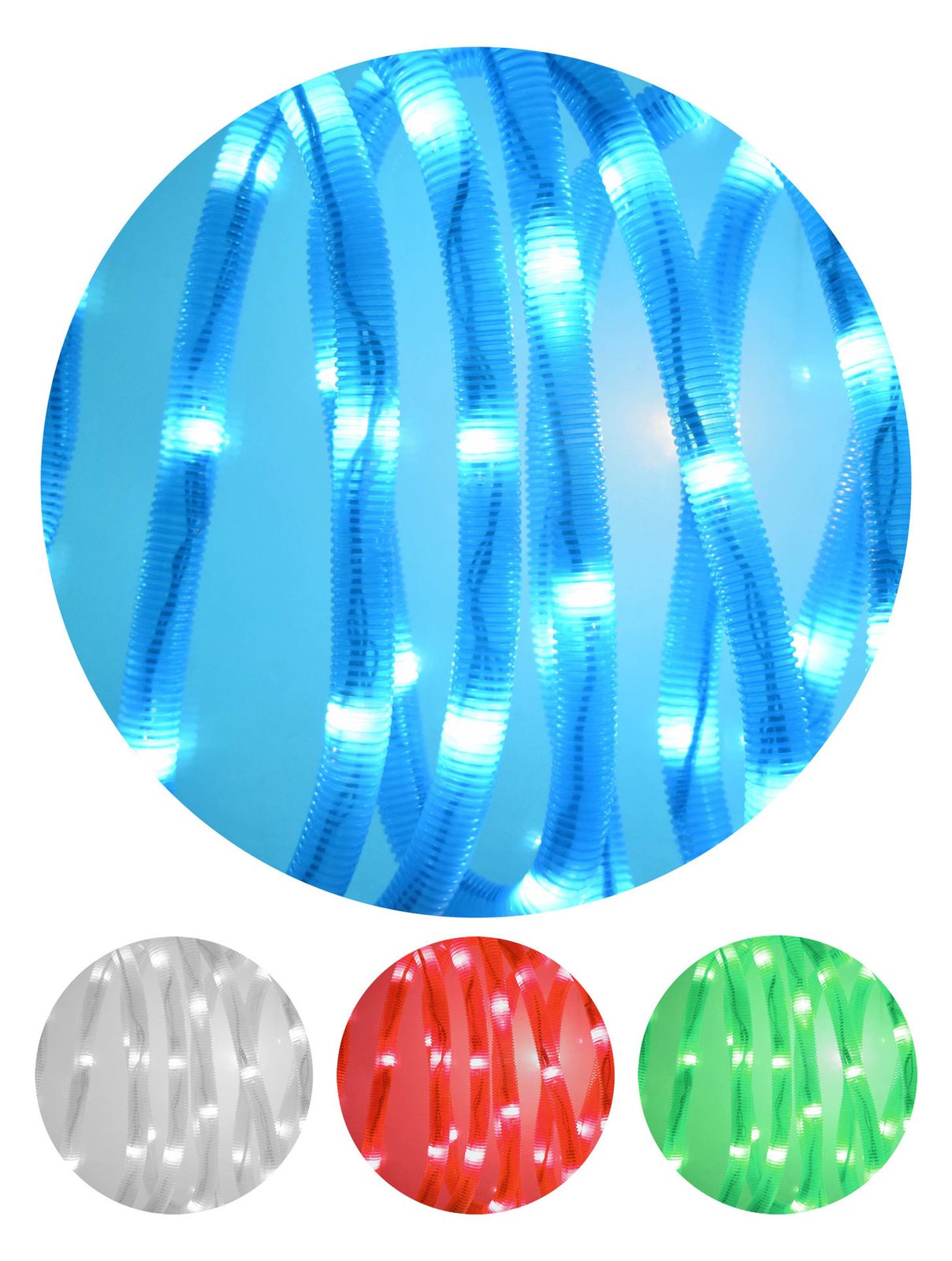 Luces manguera LED multifunción de colores, 8 m