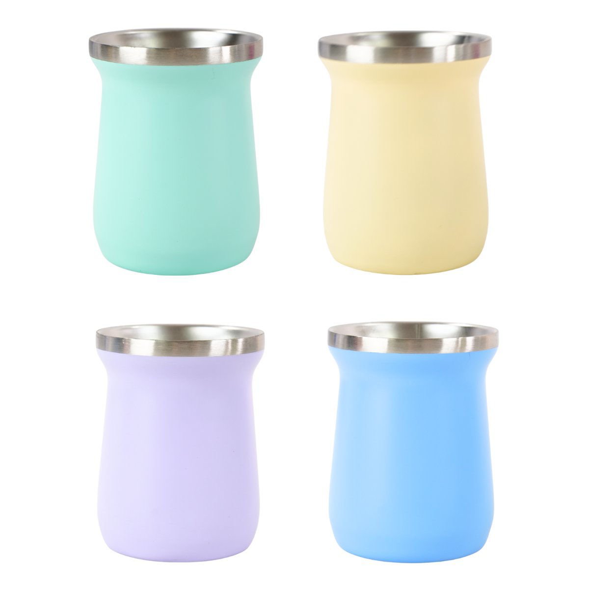 Mate de acero Pioneer color pastel matt, 260 ml