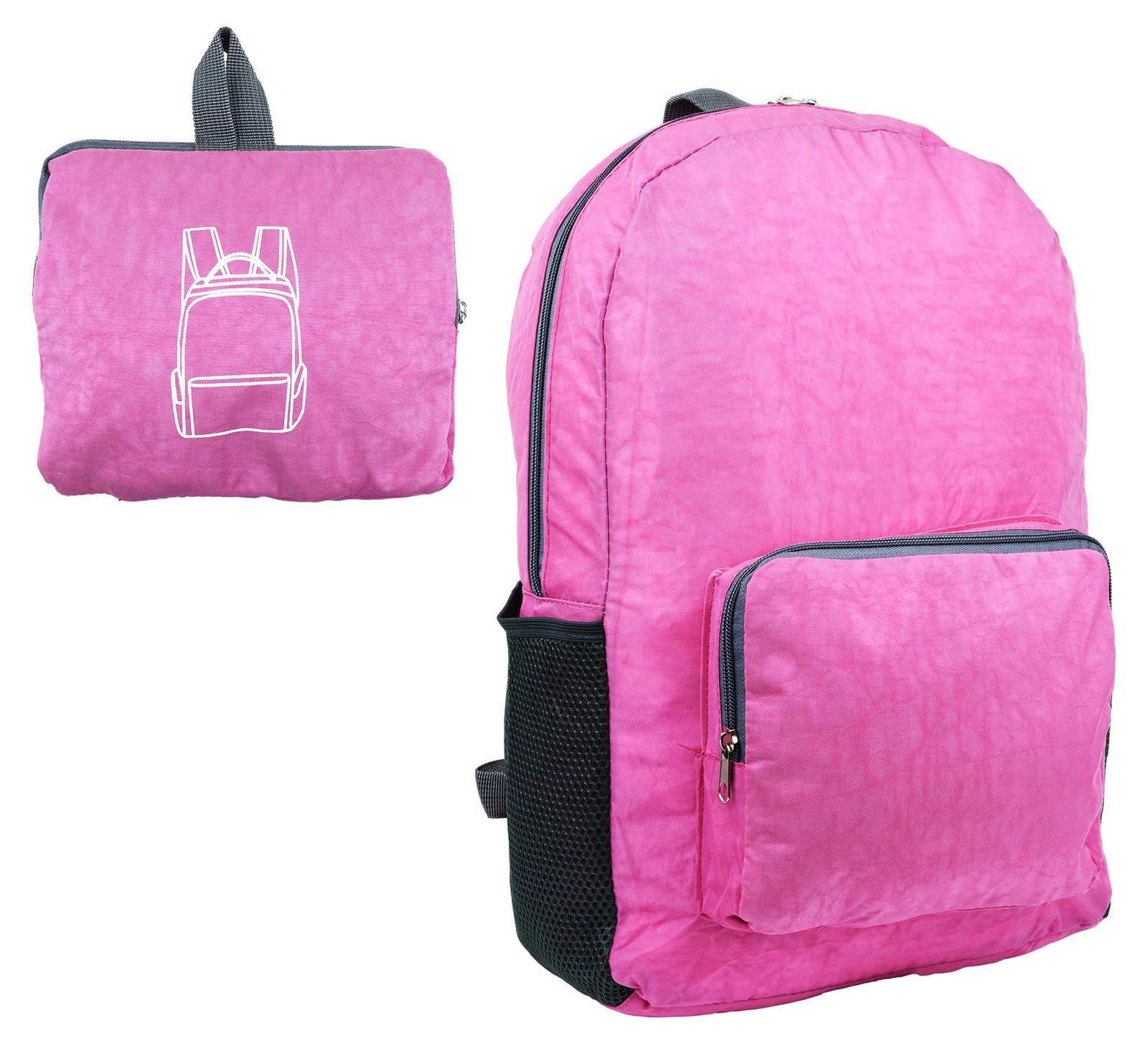Mochila monedero lisa con bolsillo delantero, 41 × 30 × 12,5 cm