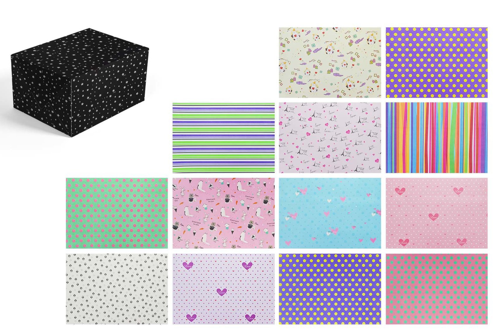 Papel de regalo Avon, diseños surtidos