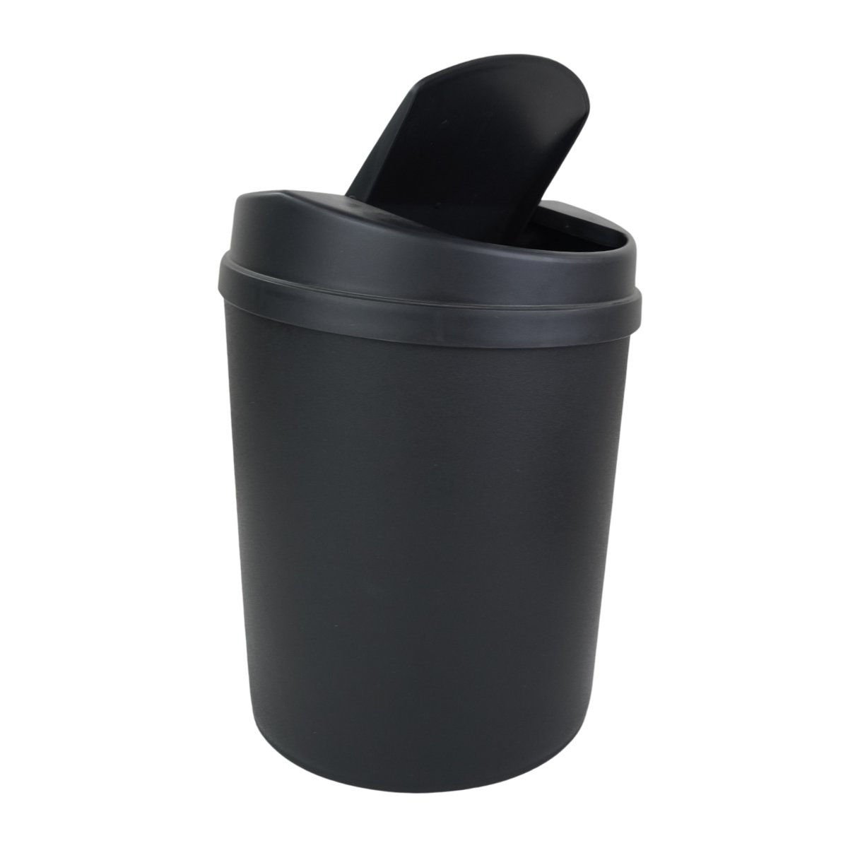 Papelera Xplast de plástico con tapa basculante, 5 L