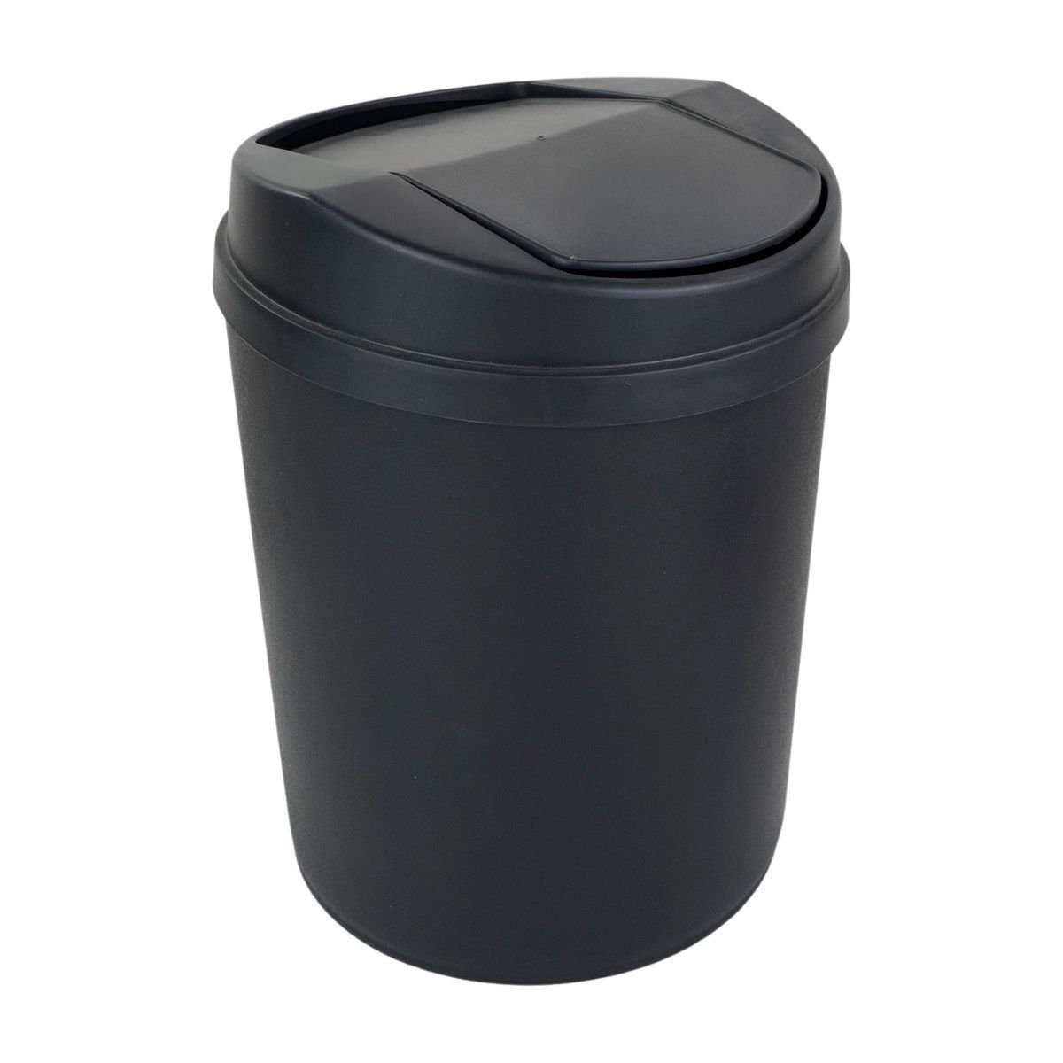 Papelera Xplast de plástico con tapa basculante, 5 L