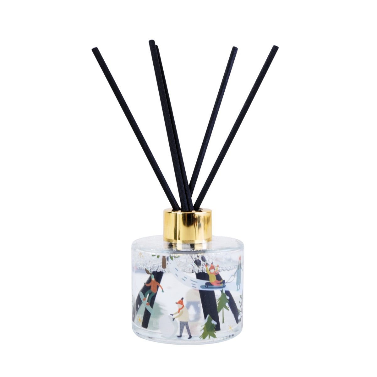 Difusor aromatizador navideño con varillas esencia, 100 ml