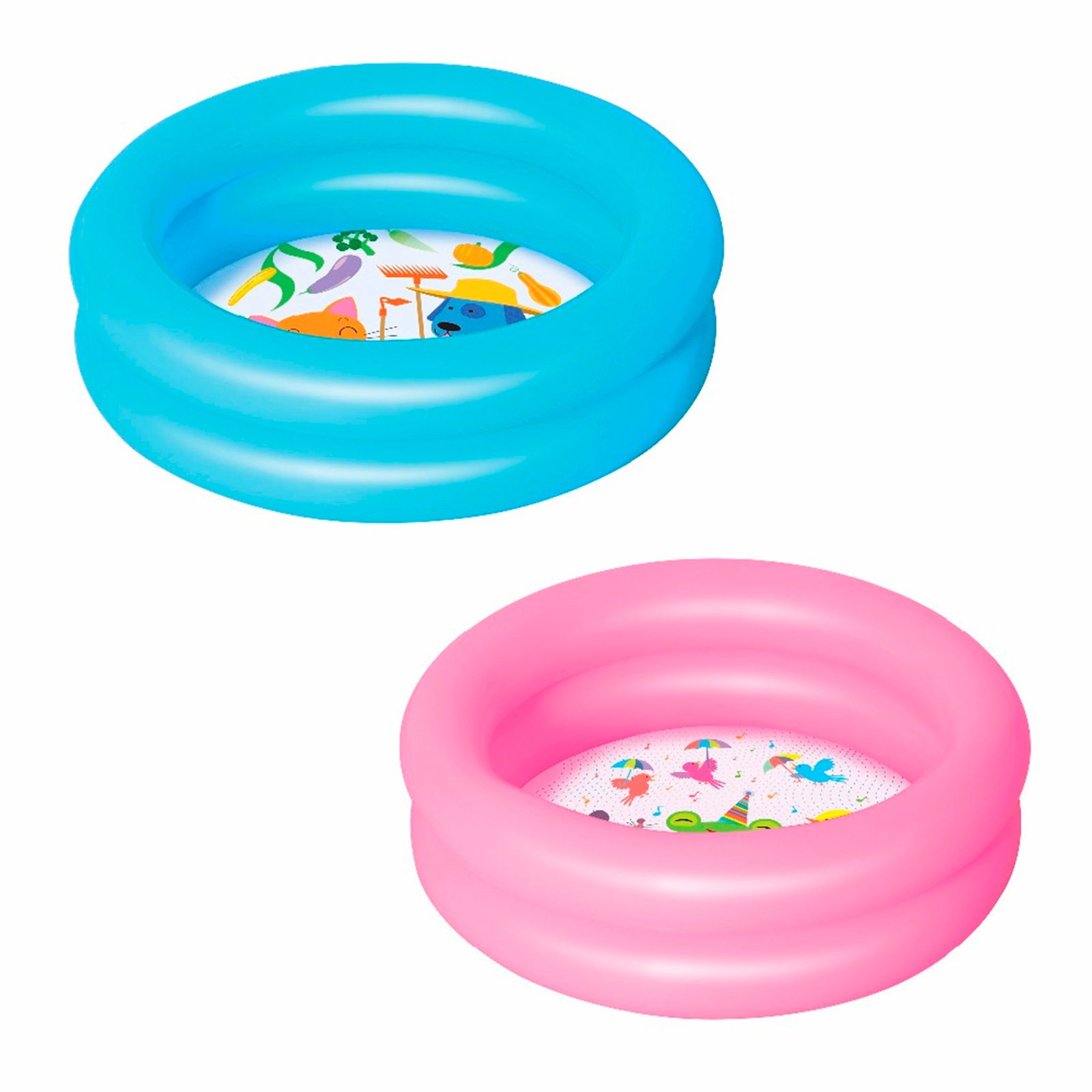 Piscina inflable Bestway 2 aros infantil lisa bolsa, 21 L