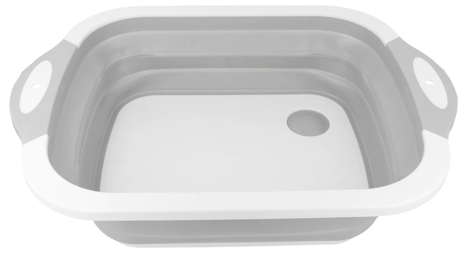 Bowl plegable 2 en 1 plástico y silicona tabla para picar, 39,5 × 29,5 cm