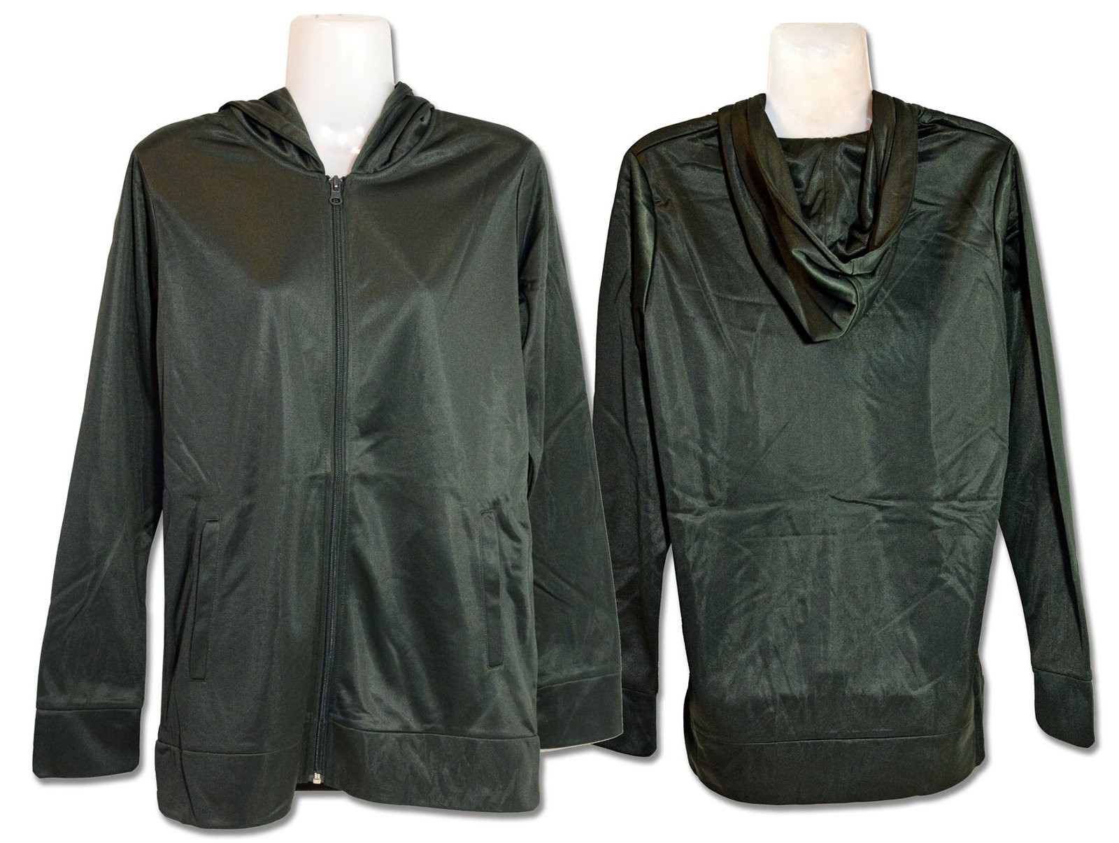 Campera deportiva con capucha lisa s-m- l