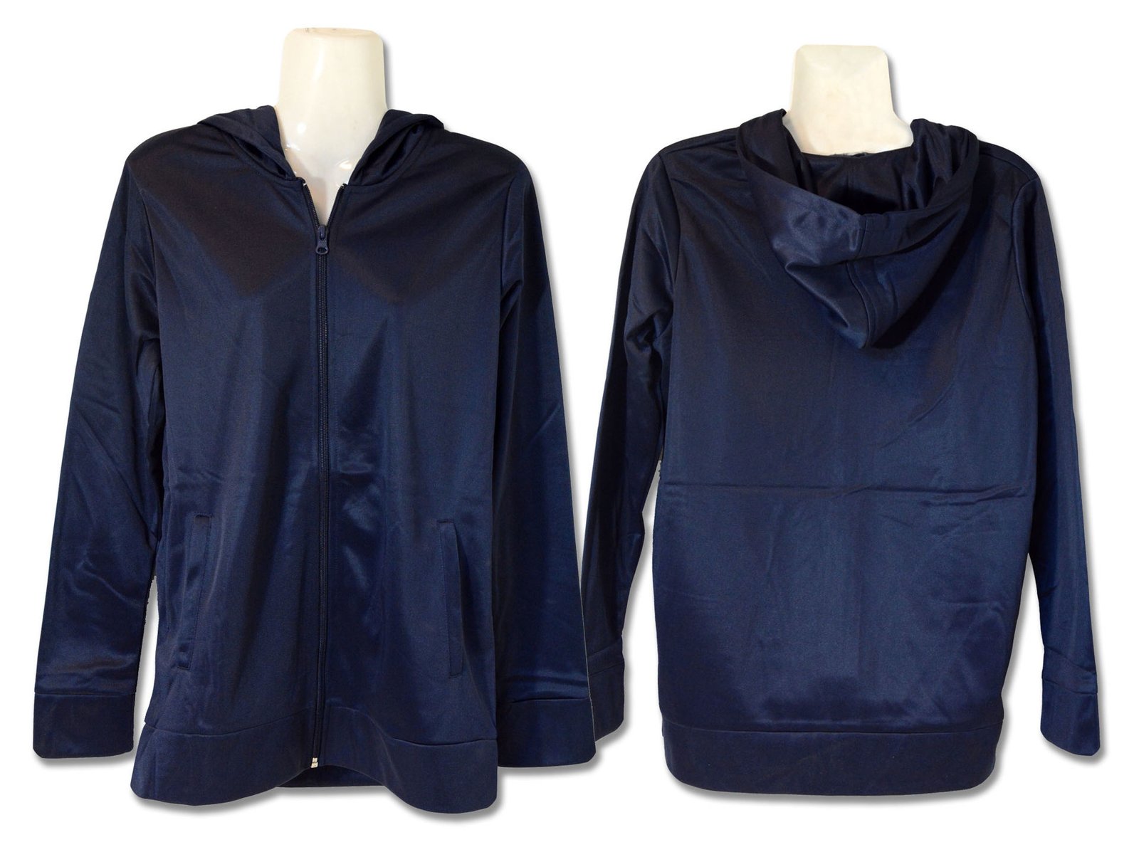 Campera deportiva con capucha lisa s-m- l
