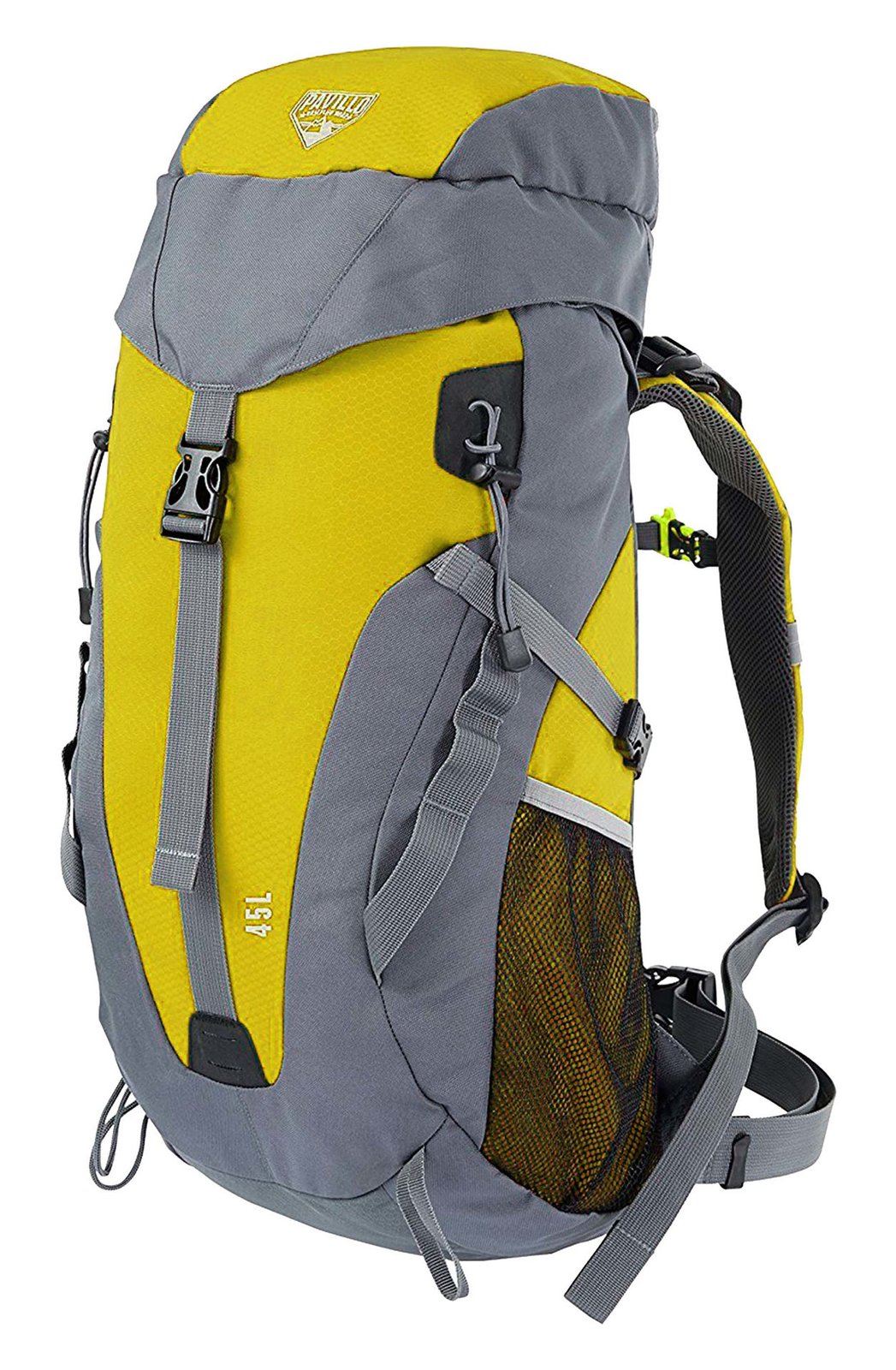 Mochila camping Bestway amarilla, 45 L