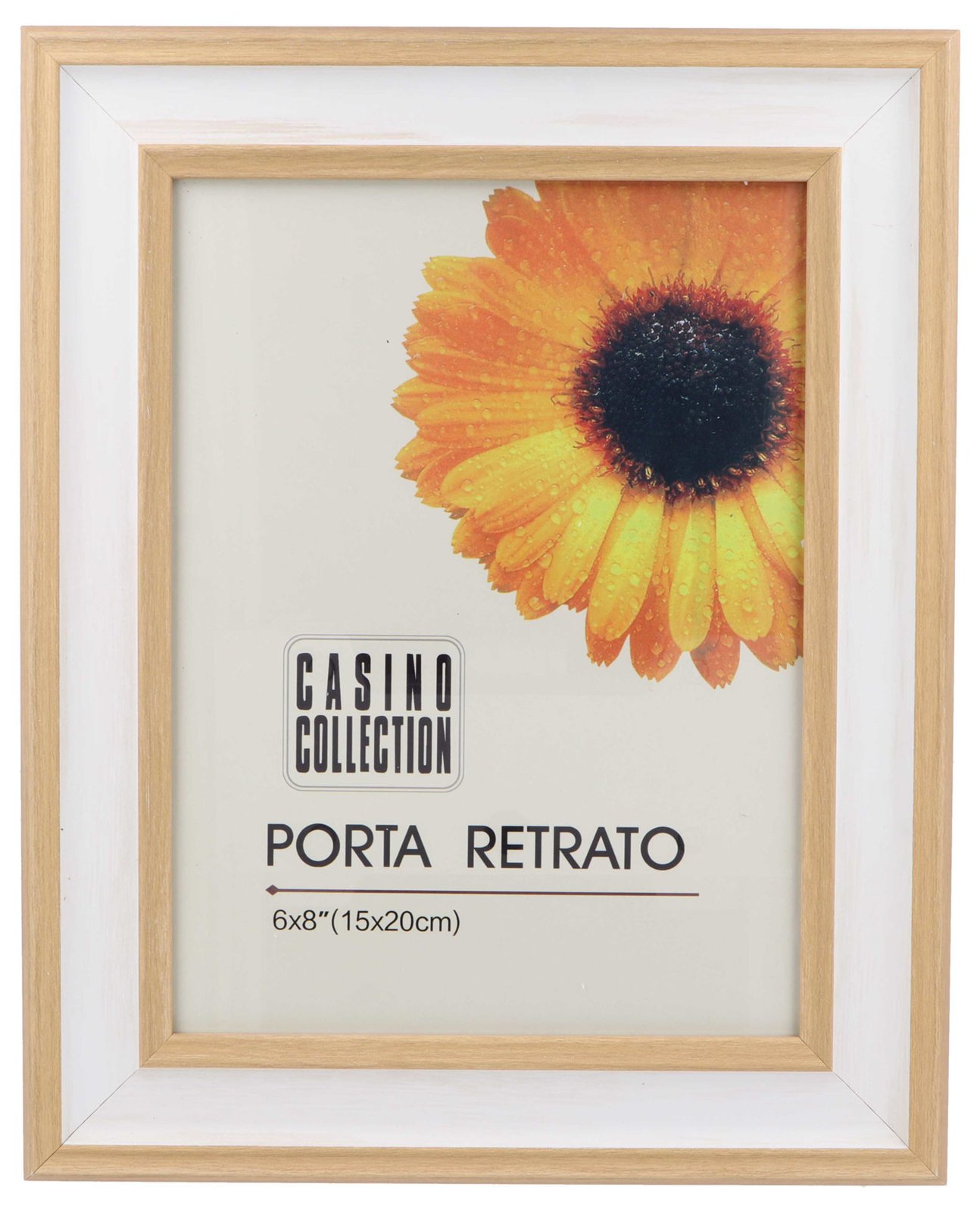 Portarretrato de madera para foto, 21,3 × 26,4 cm