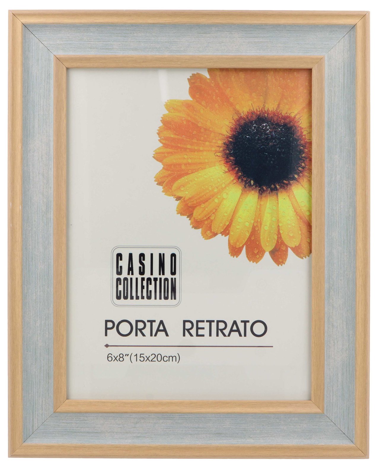Portarretrato de madera para foto, 21,3 × 26,4 cm