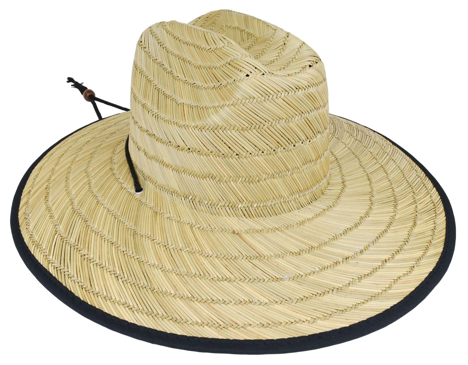 Sombrero paja ala ancha surfista forrado