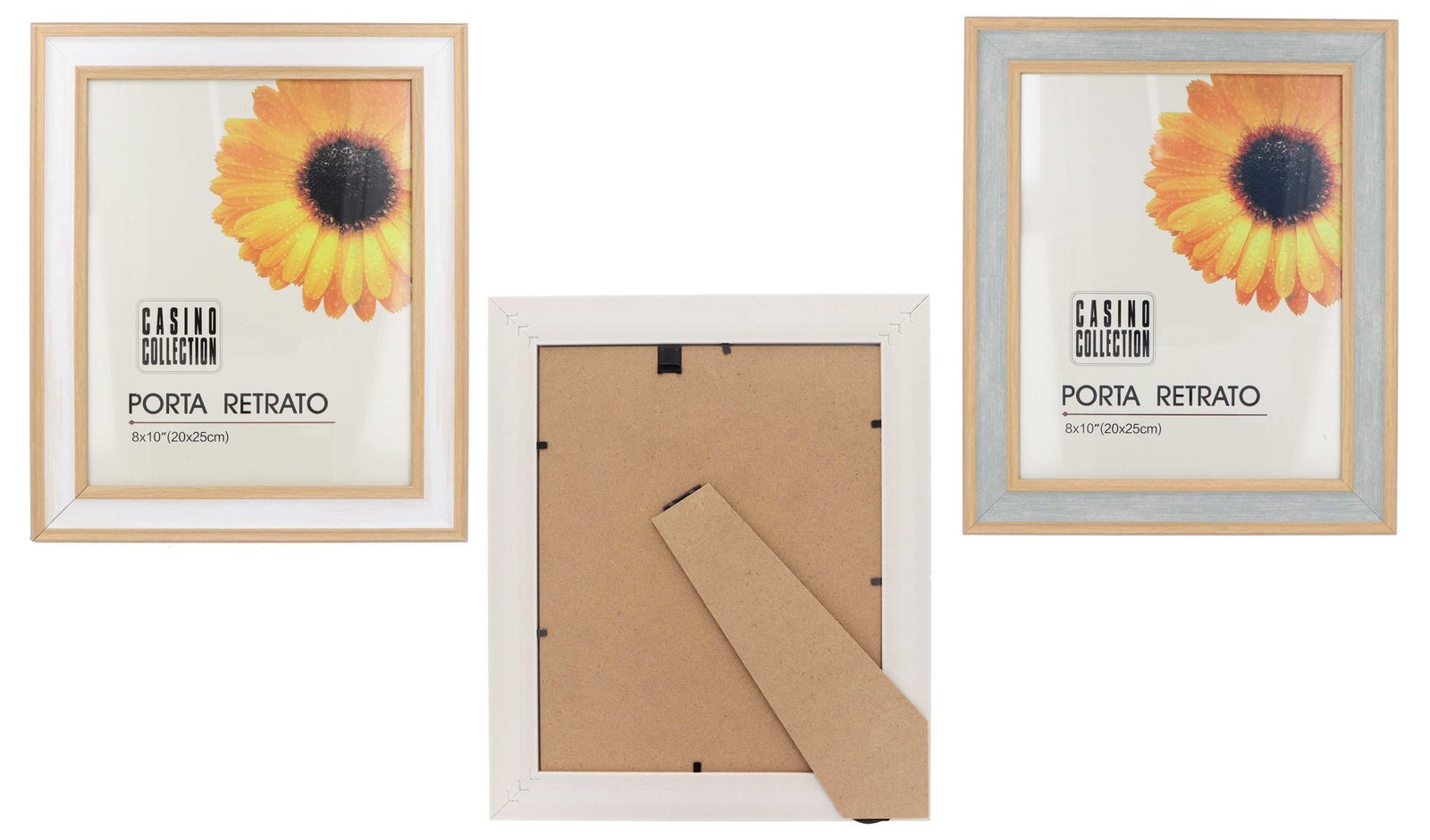 Portarretrato de madera para foto, 26,4 × 31,5 cm