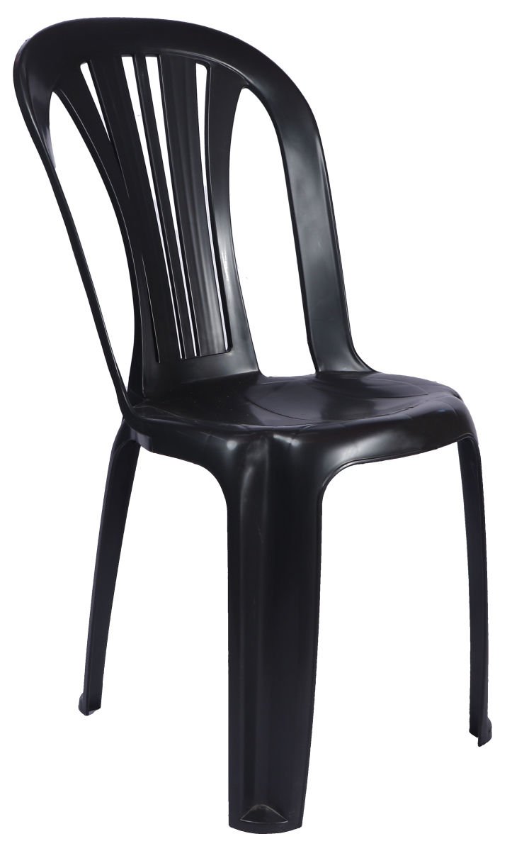 Silla xplast de plástico lisboa sin posabrazos negro 143/1