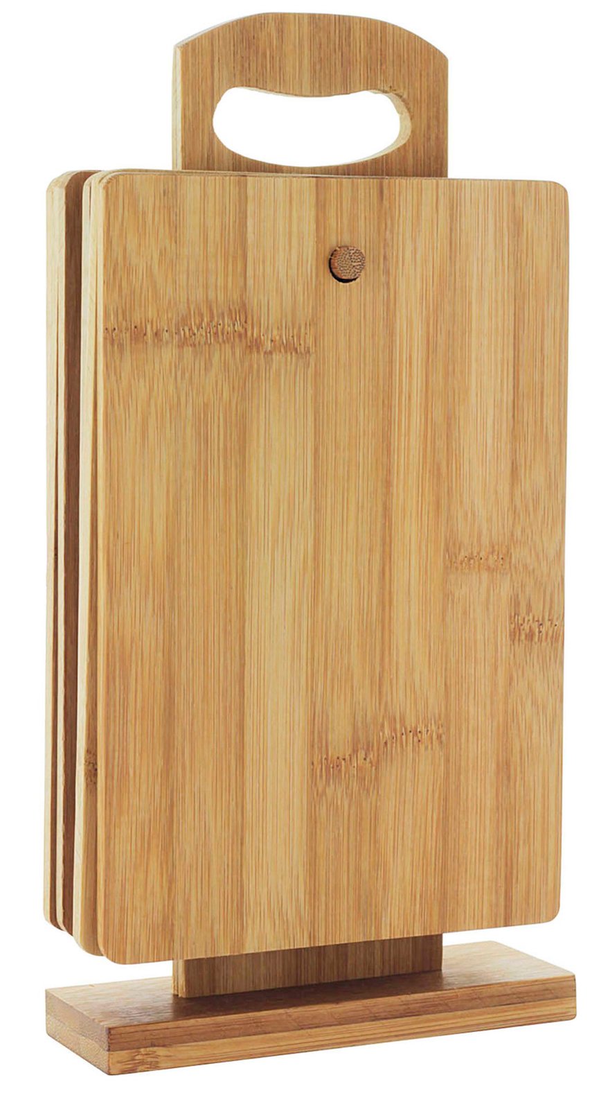 Tabla con soporte ideal para asado bamboo mk, 22 × 15 cm, pack de 6