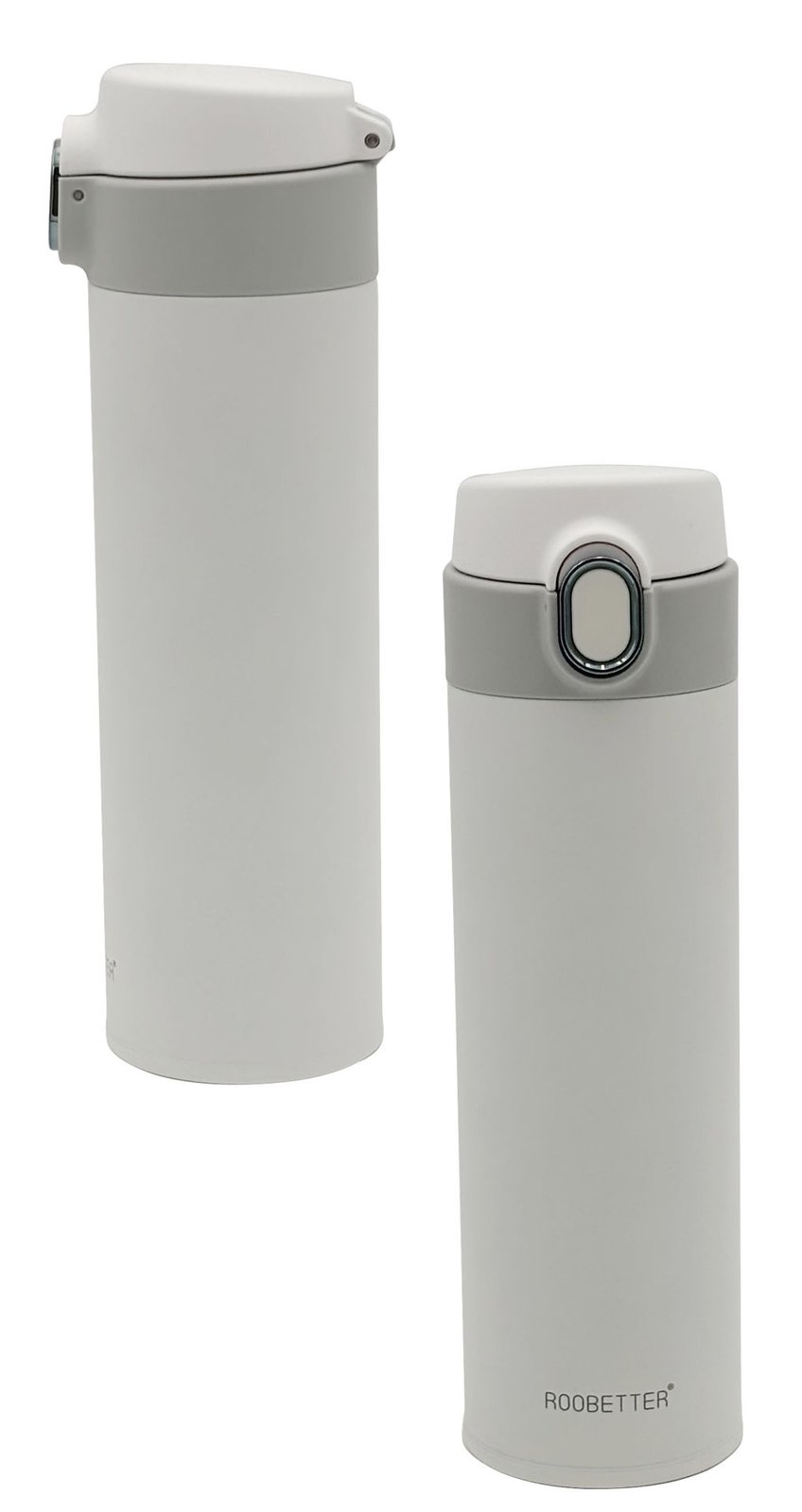 Cantimplora de acero 304# blanco negro rojo tipo termo, 480 ml