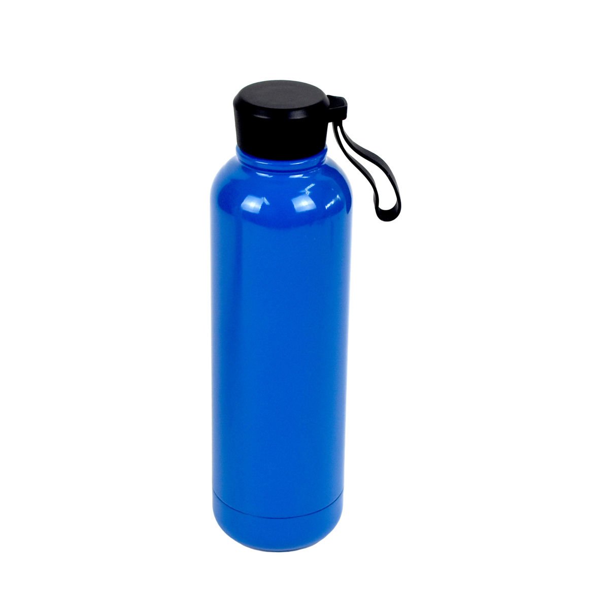 Cantimplora de acero de doble pared con tapa a rosca, 500 ml