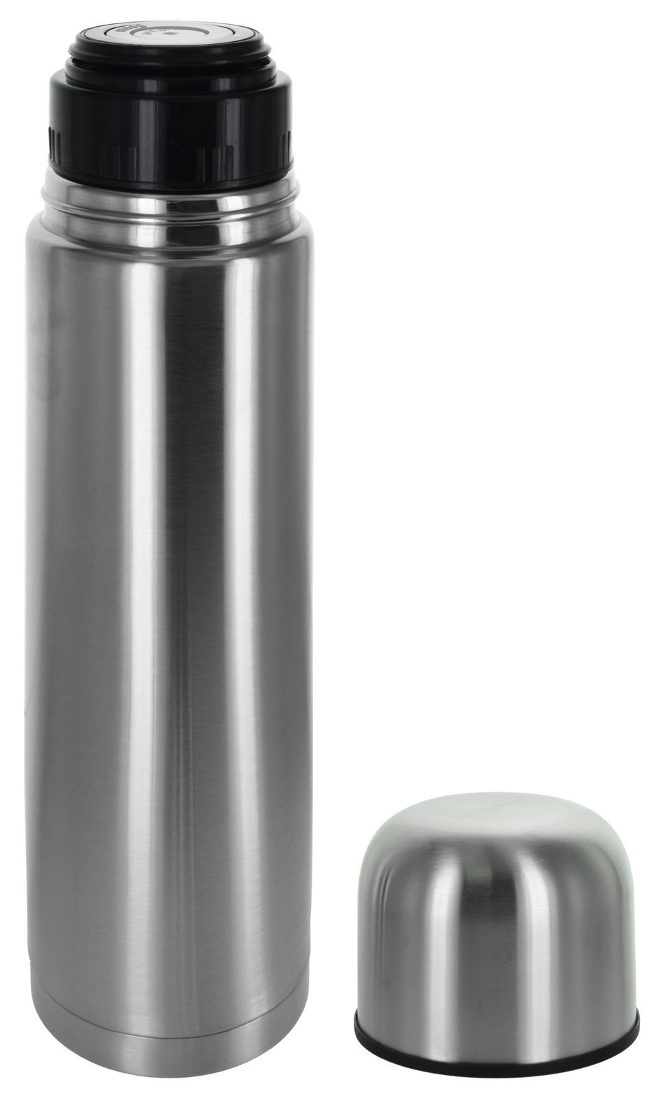 Termo bala de acero Pioneer doble pared, 500 ml