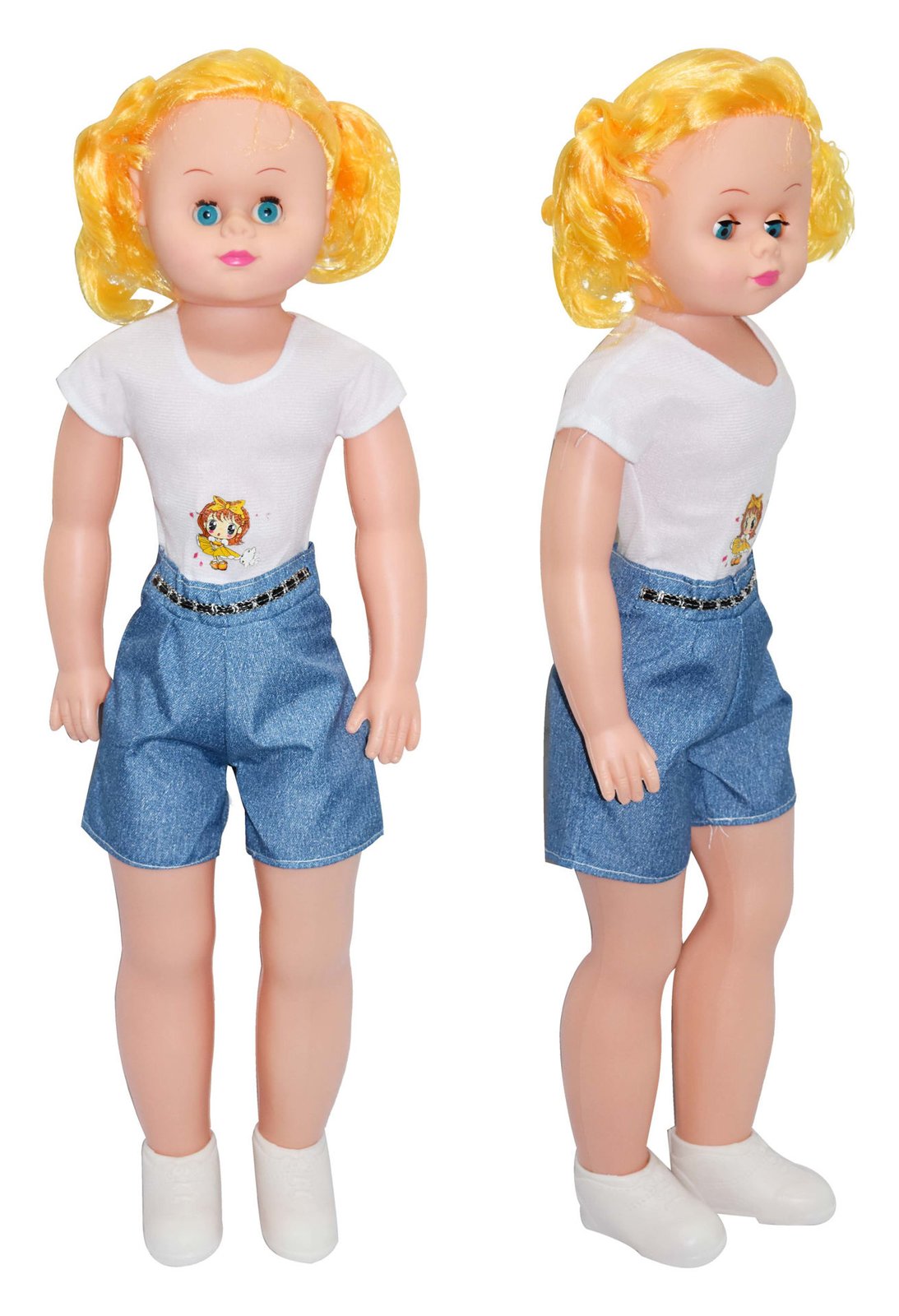 Muñeca canta grande plástico 994-832, 73 cm
