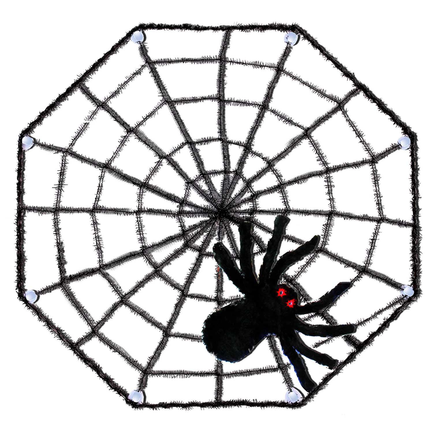 Tela de araña con araña