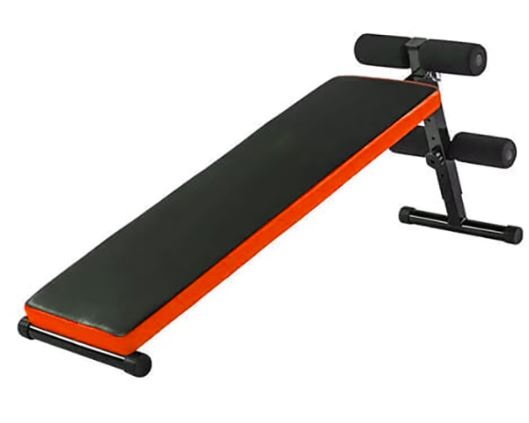 Banco para abdominales plegable, 140 × 46 cm