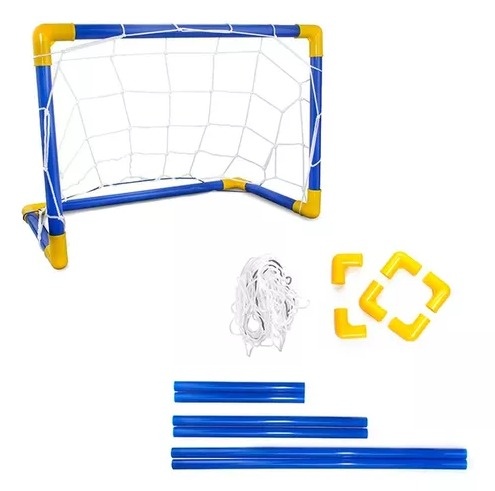 Arco de fútbol encastrable, 79 × 50 cm