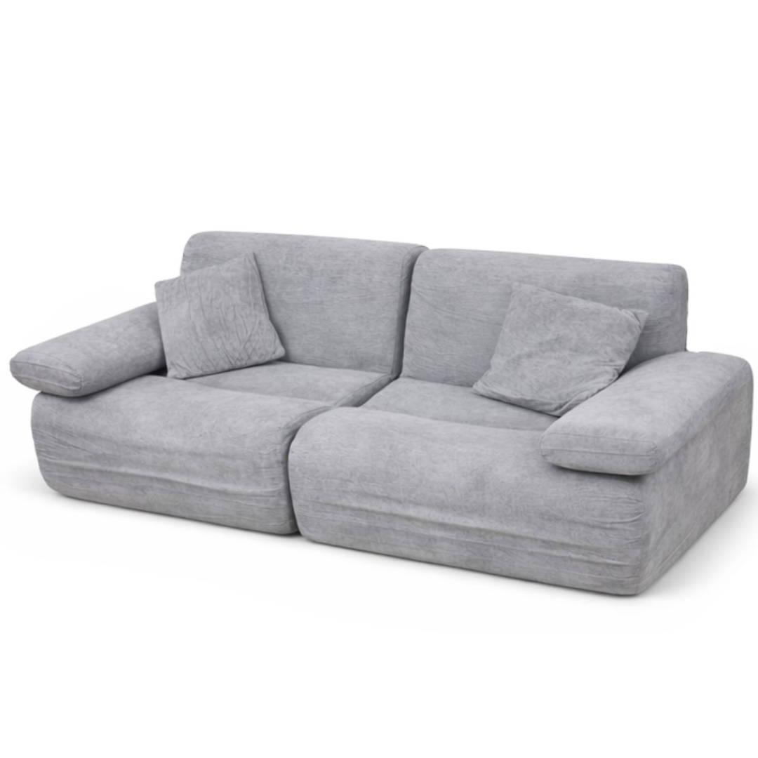 Sofá modular de espuma comprimida 2 cuerpos, 185 × 100 cm