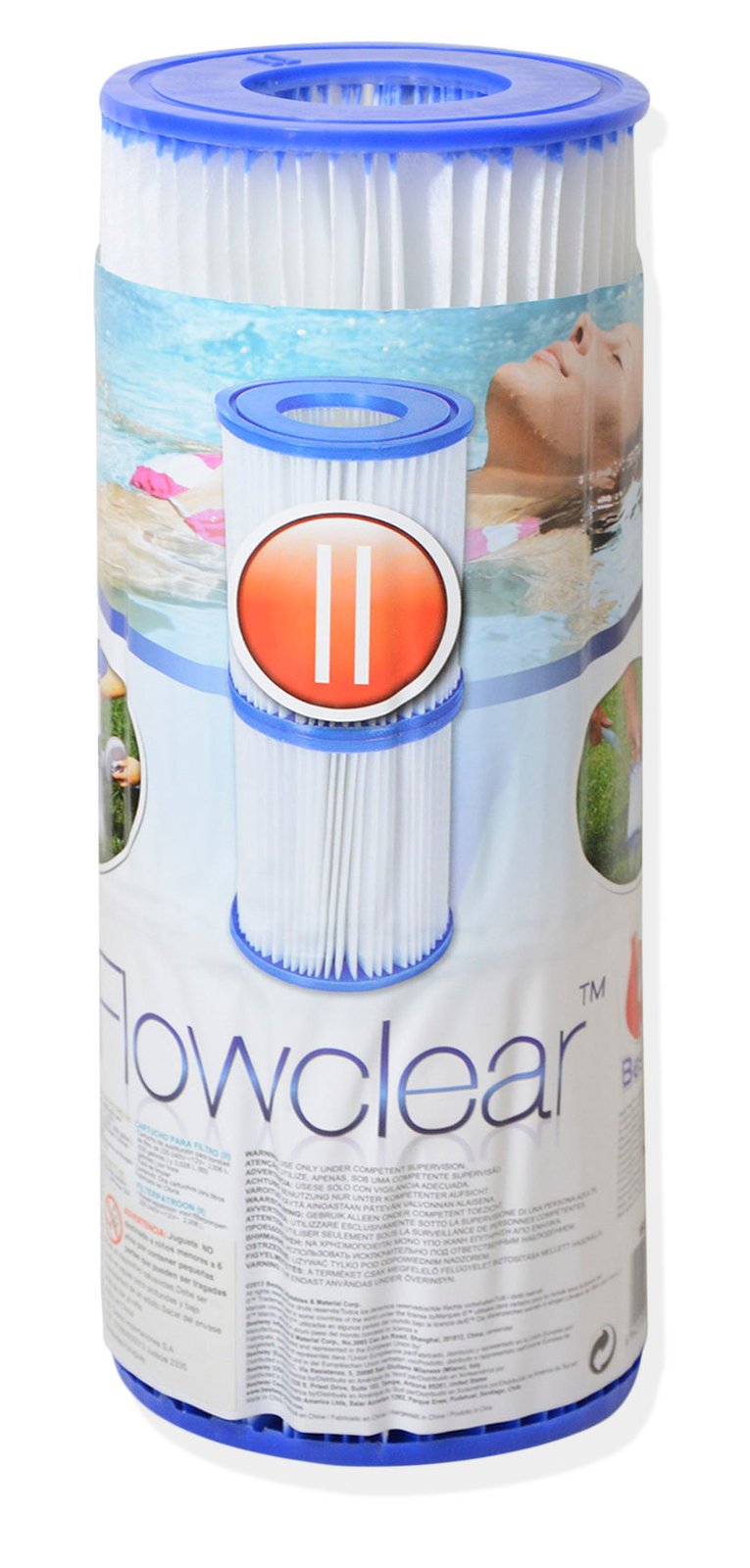 Cartucho ii Bestway para filtro de piscina 10,6 × 13,6